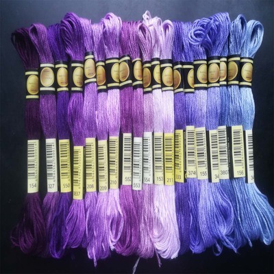 cxc threads DIY DMC 819-892 Embroidery Floss Embroidery Threads 10PCS/lot 8M Cross-stitch kit Cross stitch Floss Kits 11.12 ► Photo 1/1