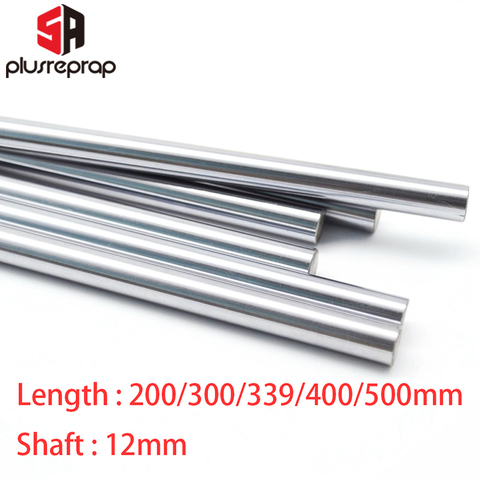 CNC Parts Liner Rail OD 12mm Length 200mm 300mm 339mm 400mm 500mm Linear Shaft Smooth Rod for 3D Printer Part ► Photo 1/5