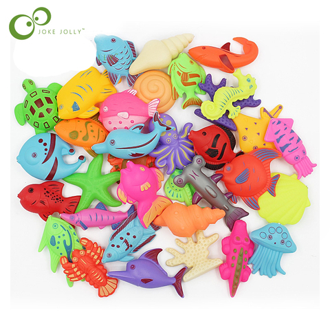6pcs/lot Learning education magnetic fishing toy outdoor fun sports fish toys gift for baby/kid GYH ► Photo 1/6
