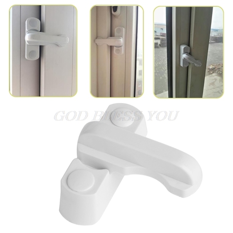 Plastic+Stainless Steel+Zinc Alloy UPVC Child Safe Security Window Door Sash Lock Safety Lever Handle Sweep Latch Drop Shipping ► Photo 1/6