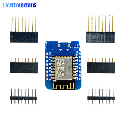 ESP8266 ESP-12 ESP-12F CH340G CH340 V2 USB WeMos D1 Mini WIFI Development Board D1 Mini NodeMCU IOT Board 3.3V With Pins ► Photo 1/6