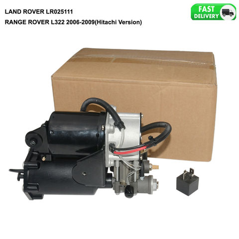 AP03 LR025111 For Land Rover Range Rover L322 06-09  Hitachi System Air Suspension Compressor Pump ► Photo 1/5