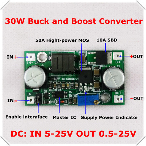 DC-DC Adjustable Step-Up and step-down Power Supply Module boost and buck voltage converter LM2596&LM2577 5-25V [ 5pcs/lot] ► Photo 1/5