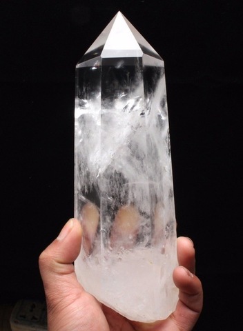 Large Clear Lemurian Seed Quartz Natural Point Cluster Crystal Rough Healing ► Photo 1/1