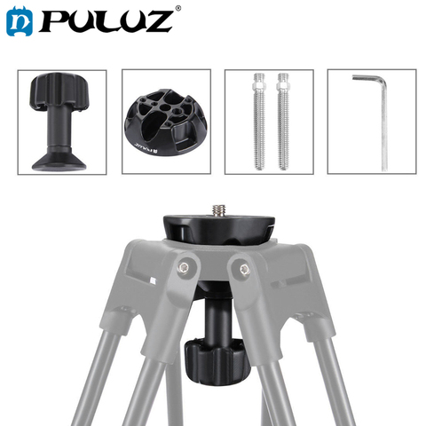 PULUZ Bowl Adapter For Fluid Head Tripod 75mm Half Ball Flat 75*75*100mm DSLR Rig Camera Metal Bowl Adapter ► Photo 1/6