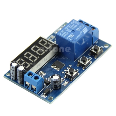 NEW 12V Digital LED Automation Delay Timer Control Switch Relay Module Display Dropship ► Photo 1/1