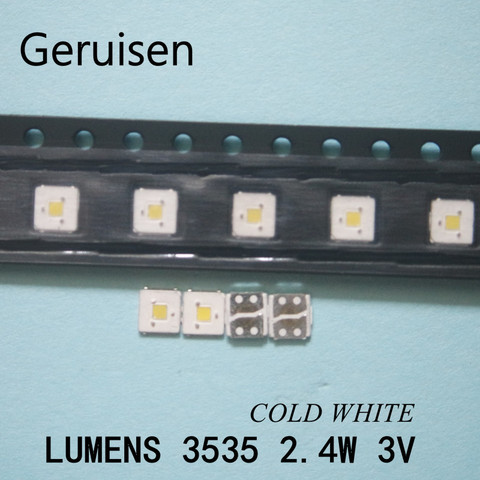 200PCS LUMENS LED Backlight Flip-Chip LED 2.4W 3V 3535 Cool white 153LM For SAMSUNG LED LCD Backlight TV Application ► Photo 1/2