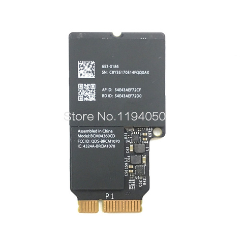 Broadcom BCM94360CD 802.11ac mini PCI-E WiFi WLAN Bluetooth 4.0 Card 1300Mbps 4360CD ► Photo 1/2
