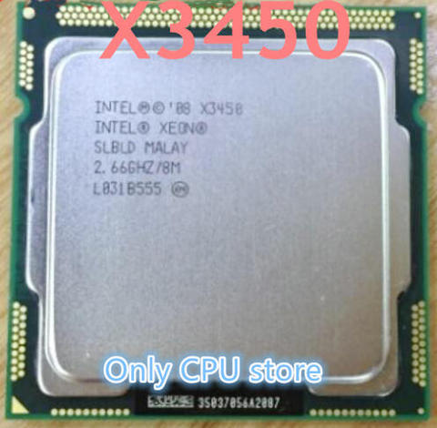 free shipping X3450 8M Cache,2.66 GHzQuad-core LGA1156 xeon x3450 Desktop CPU ► Photo 1/1