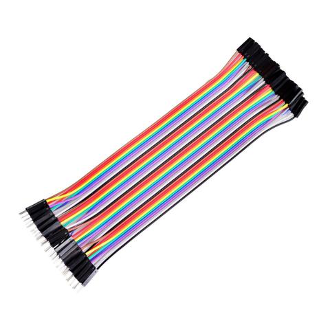 40pcs in Row Dupont Cable 20cm 2.54mm 1pin 1p-1p Female to Male jumper wire ► Photo 1/2