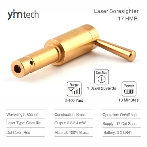 Laser boresighter bullet for .17 HMR caliber bore sight laser bullet red dot boresighters cartridge ► Photo 1/6