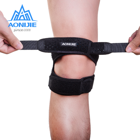 AONIJIE E4096 Dual Patella Knee Strap Athletics X-shaped Brace Support Pad Pain Relief Band Hiking Soccer Basketball Volleyball ► Photo 1/6