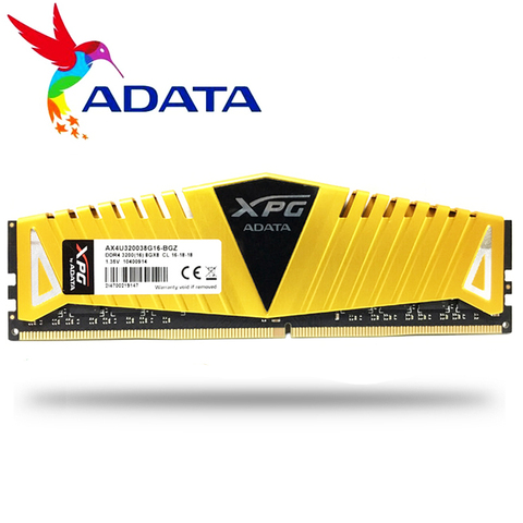 ADATA XPG Z1 PC4 8GB 16GB DDR4 3000 3200 2666  MHz PC RAM Memory DIMM 288-pin Desktop Ram Internal Memory RAM 3000MHZ 3200MHZ ► Photo 1/5