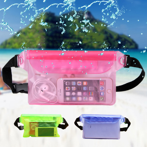 Waterproof Swimming Bag Ski Drift Diving Shoulder Waist Pack Bag Underwater Mobile Phone Bags Case Cover For Beach Boat Sports ► Photo 1/6