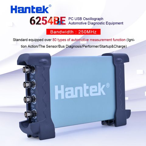 Hantek 6254BE Digital oscilloscope 250MHz Bandwidth Automotive Oscilloscopes Car-detector 4 Channels 1Gsa/s USB PC Osciloscopio ► Photo 1/6