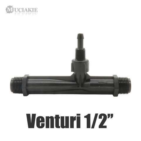 MUCIAKIE 1PC 1/2'' Irrigation Venturi Fertilizer Mixer Injectors Agriculture Garden Water Tube Garden Hot Tub Spa Ozone Injector ► Photo 1/6