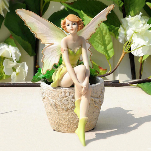 Flower Fairy Angel Figurines, Flower Fairy Garden Ornaments