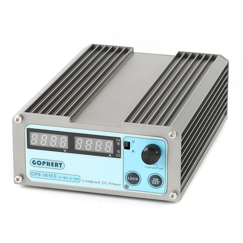 CPS-1610II Mini High Power Digital DC Power Supply 16V 10A Adjustable Compact Laboratory Power Supply 110V-240V EU/AU/US Plug ► Photo 1/1