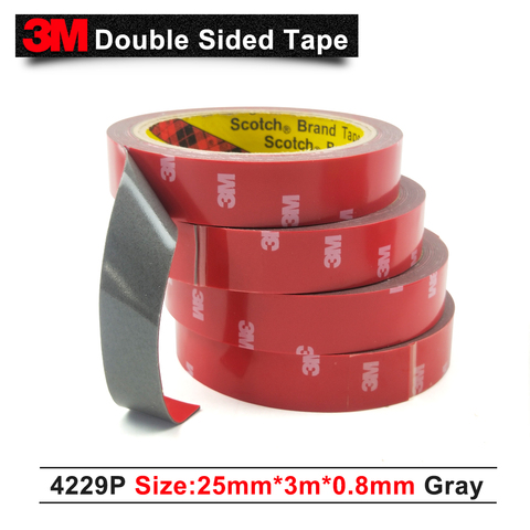 Buy Online 3m Double Sided Acrylic Foam Tape Adhesive Automotive Tape 3m Tape 4229p Size 25mm X 3m 1pcs Lot Alitools