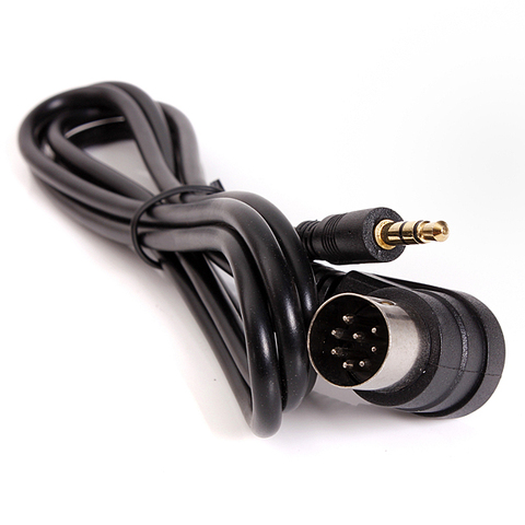 Black 3.5mm For Mini AUX 8-Pin M-BUS CD Changer Audio Input Adapter Cable For Alpine ► Photo 1/6