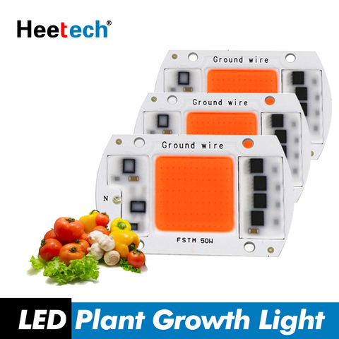 LED COB Chip Grow Light Phyto Lamp AC 220V 240V 20W 30W 50W Full Spectrum Flower Lamp For Plant Growth Flower Seedling Grow ► Photo 1/6