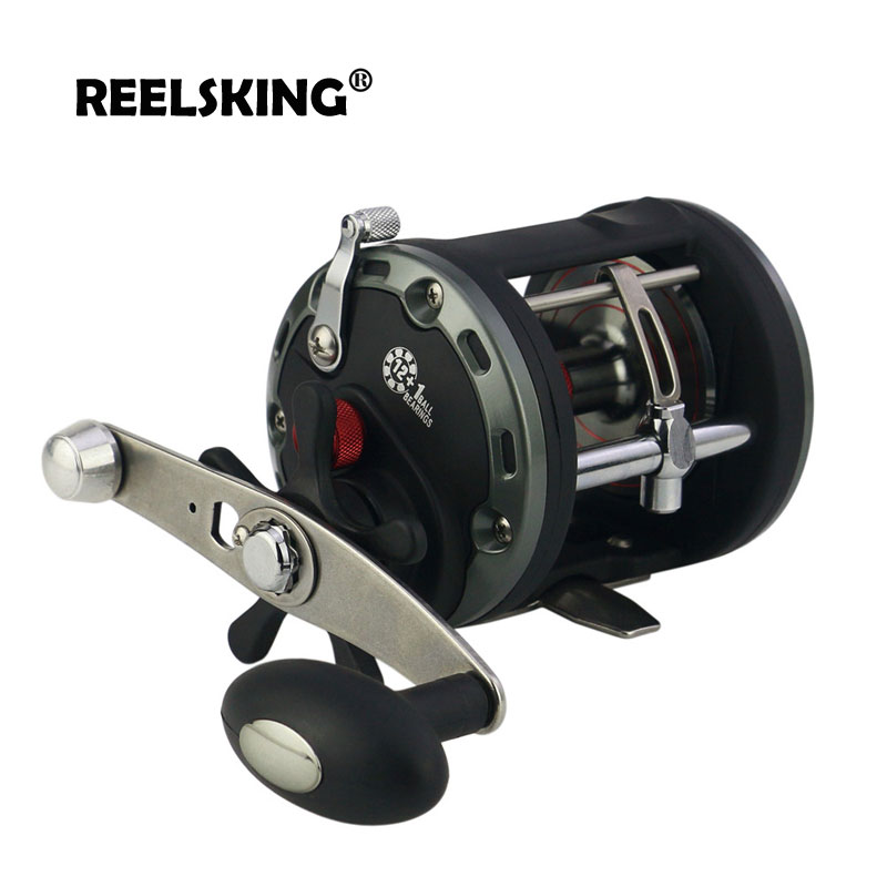 REELSKING Max Drag 20kg Drum reel Right Hand Pesca Round