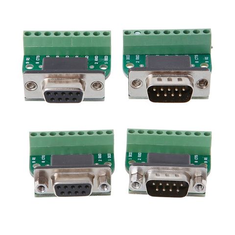 DB9 Male/Female D-SUB Adapter Plate Connector RS232 Serial To Terminal Board Signal Module ► Photo 1/1
