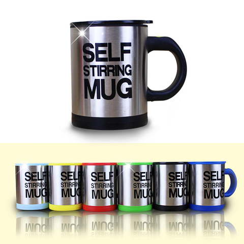 400ml Automatic Self Stirring Mug Coffee Milk Mixing Mug Stainless Steel Thermal Cup Electric Lazy Double Insulated Smart Cup ► Photo 1/6