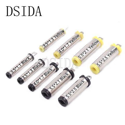 10Pcs/lot Male DC Power plug 5.5*2.1mm 3.5*1.3mm 5.5*2.5mm 4.0*1.7mm 3.5*1.1mm 3.5*1.3mm 5.5*2.1 mm Tuning Fork Plug For Welding ► Photo 1/6