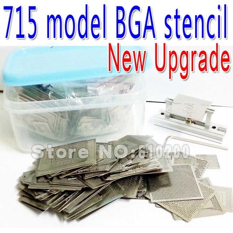 2016 New Upgrade 715/model BGA Stencil Bga Reballing Stencil Kit with direct heating Reballing station Replace 600/pcs ► Photo 1/1