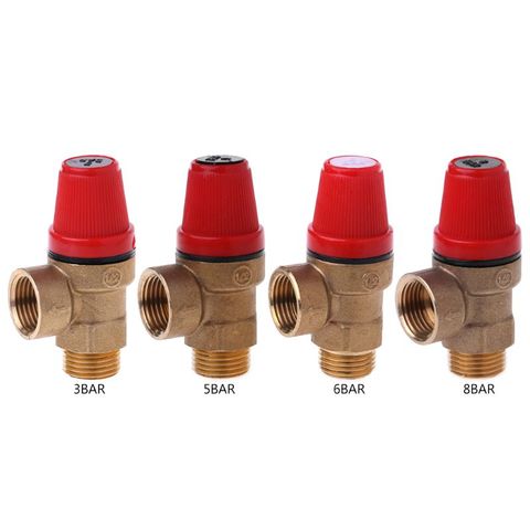 Brass Safety Valve Drain Relief Switch For Solar Water Heater Inner & Outer Wire Brass Safety Valve ► Photo 1/6