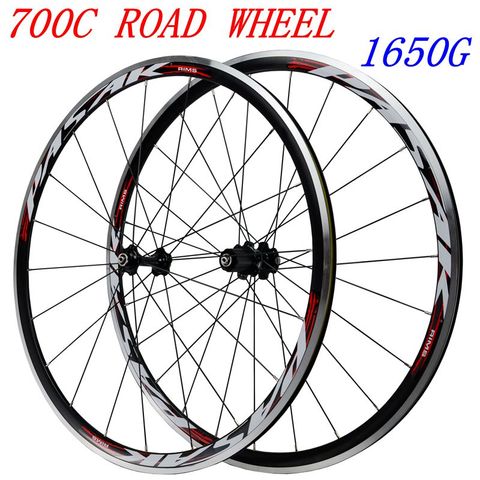 PASAK Bike wheelset Road Bicycle wheelset 700C Sealed Bearing ultra light Wheels Wheelset Rim 11 speed support 1650g ► Photo 1/6