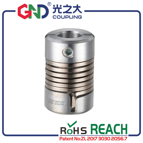 Coupler GND zinc alloy flexible shaft couplings for micro motor and encoder coupling servo shaft ► Photo 1/6