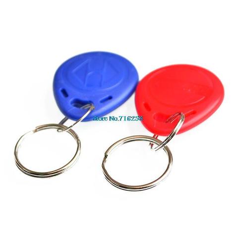 10pcs 125khz RFID Proximity ID Token Key Tag Keychain Waterproof New ► Photo 1/4