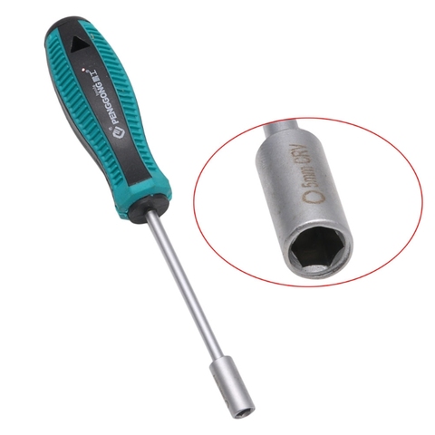 Metal Socket Driver Wrench Screwdriver Hex Nut Key Nutdriver Hand Tool 5.5mm 77UC Wholesale dropshipping ► Photo 1/5