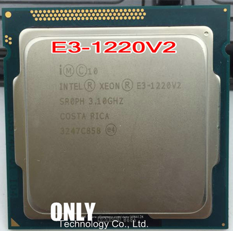 XEON E3-1220V2 3.10GHZ Quad-Core 8MB SmartCache E3-1220 V2 DDR3 1600MHz E3 1220 V2 FCLGA1155 TPD 69W 1 year warranty ► Photo 1/1