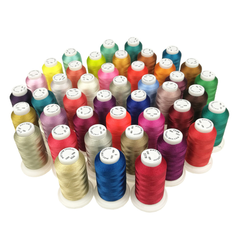 84 Polyester Embroidery Thread 1000M Filament Threads High Strength Sheen For Brother/Babylock/Janome Machine Sewing Home Thread ► Photo 1/6