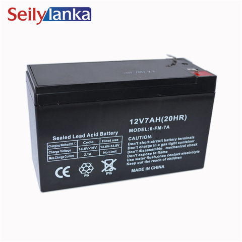 12V 7.0AH Battery Sealed Storage Batteries Lead Acid Rechargeable for Emergency light monitor Children's car ► Photo 1/6
