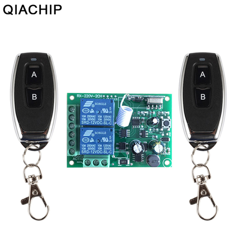 QIACHIP Wireless Remote Control Light Switch 220V Receiver