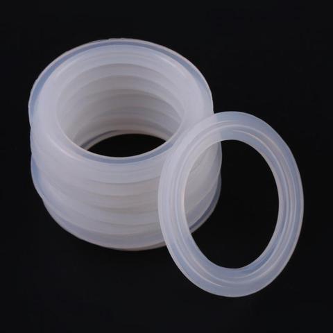 10Pcs/set 1.5in Rubber O Rings Washer Silicone Sealing Gasket Sanitary Clamp Ferrule Ring Sealing Gaskets Fittings washer gasket ► Photo 1/6