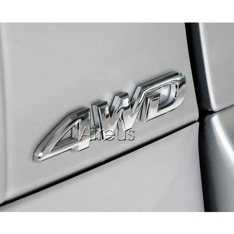 3D 4WD 4x4 Metal Sticker Car-Styling For Lexus Toyota Corolla Rav4 Auris Prius Ssangyong Kyron Rexton Korando Actyon Accessories ► Photo 1/6