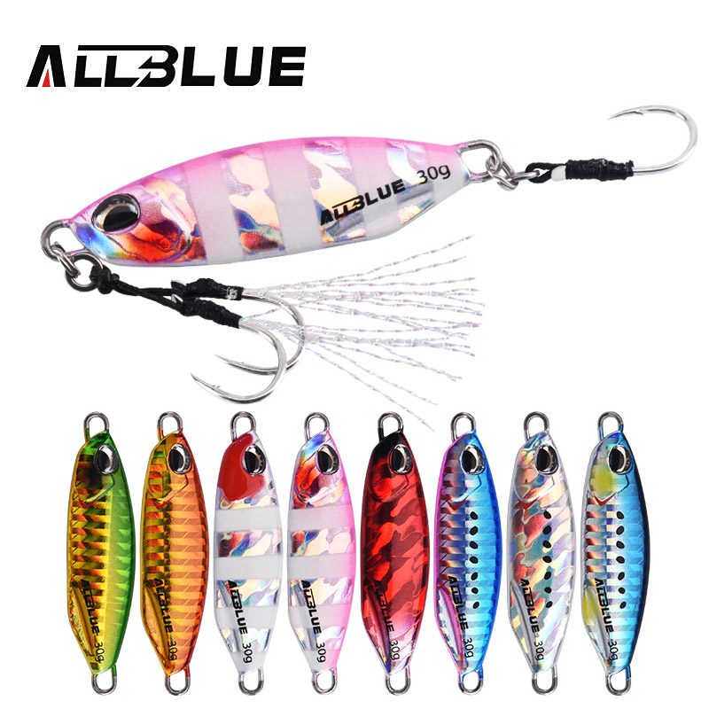 AS 60g Slow Pitch Metal Jig Leurre Glow Cast Spoon Lure Fishing