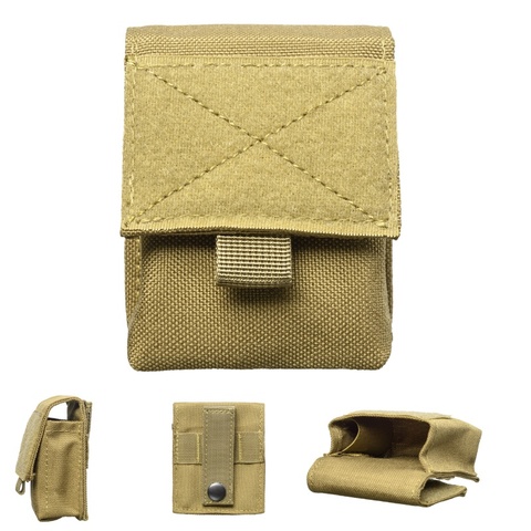 2022 New Military Molle Pouch Tactical Single Pistol Magazine Pouch Knife Flashlight Sheath Airsoft Hunting Ammo Camo Bags ► Photo 1/6