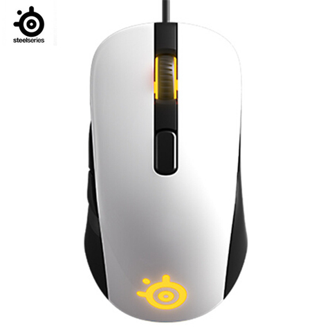 SteelSeries RIVAL106  game mouse wired mouse mirror RGB back photoelectric gaming mouse for LOL CF ► Photo 1/4