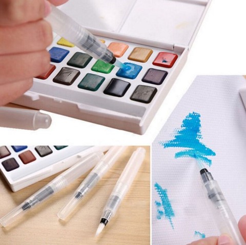 Paint brush l/m/s  Waterbrush Water Tank Calligraphy Brush Pen Watercolor calligrahy brush art marker pen water color ► Photo 1/2