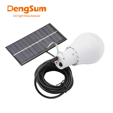 New Useful Energy Conservation USB 5W Portable camping light Led Charged Bulb Light Charged Solar Energy Lamp Outdoor Lighting ► Photo 1/6