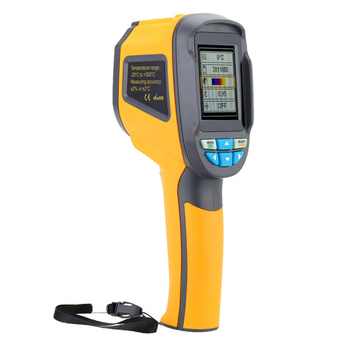 HT-02D Handheld Thermal Imaging Camera Infrared Thermometer IR Thermal Imager thermometre infrarouge termometro infravermelh ► Photo 1/1