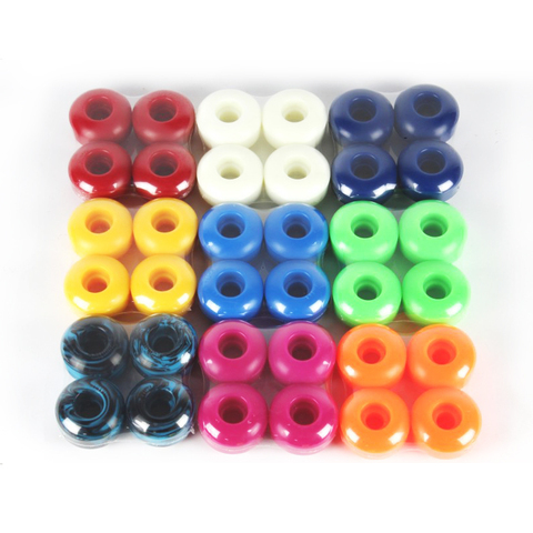 Best Sell 4pcs Skateboard Wheels 95A Double Rocker Wheels 52mm*32mm PU Downspeed Sliding Wheels ► Photo 1/6