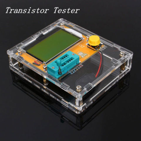 Pocketable 12864 Transistor Tester Capacitance ESR Diode Triode Triac MOS Meter ► Photo 1/6