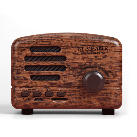 New Retro Radio Wooden Desktop Full Band FM/AM Antique Audio Old-fashioned  Nostalgic USB Bluetooth U Disk - AliExpress